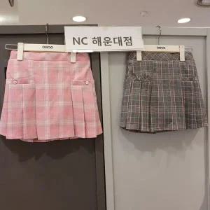 [보리보리/오후]스쿨 체크 스커트 OHWH25S51