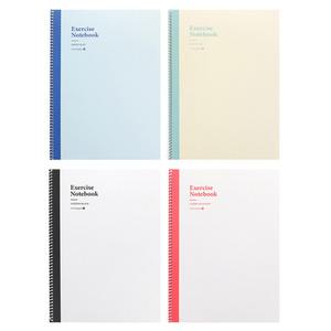 모닝글로리 1500 좌철 연습장 낱개 무선 무지 스프링 노트 공책