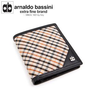 아놀드 바시니(정품100%) 천연소가죽 중지갑 ABAB-M602BK