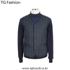 고퀄리티 직장인 데일리룩 네이비 구스다운 V넥 베스트 조끼 패딩 T203VTVD535