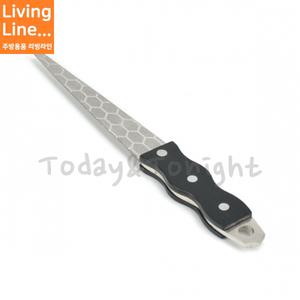 다이아몬드 야스리 칼가는 칼갈이 야슬이 정육 연마 샤프닝 스틸 연마봉 쇠줄 샤프너