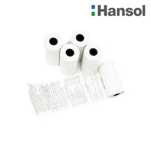 한솔 포스용지 57X30 100롤(약관인쇄) 감열지 영수증종이 PDA 휴대용단말기 타코메타 카드기용 BPAFREE/P