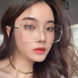 빅 블루라이트 차단 안경 편광 오버사이즈 사각 뿔테 자외선 전자파 차단