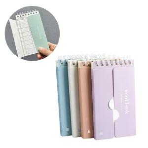 스프링 암기 수첩/단어장/영어/가리개/상철/링단어장/일본어/암기장/소형/메모/단어/영단어장/노트/공부
