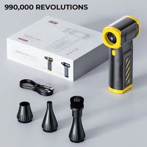 휴대용 미니 제트 팬 990000 강력한 공기 송풍기 압축 먼지 떨이 자동차 건조기/PC/홈 청소 도구