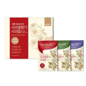 청송 사과꽃향기 사과즙 100ml 50팩 / 사과 100%