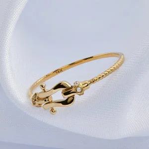 [엘렌쥬얼리]14K 말발굽 미스 링 금 반지