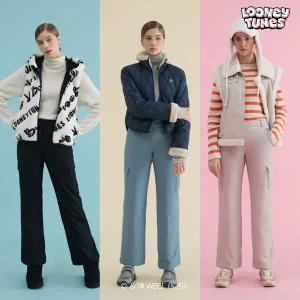 [LOONEY TUNES] 루니툰즈 25FW 캐시미어 패딩 팬츠 1종