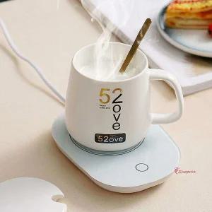 도자기컵 온열 머그컵 커피 컵워머 온도유지mno243