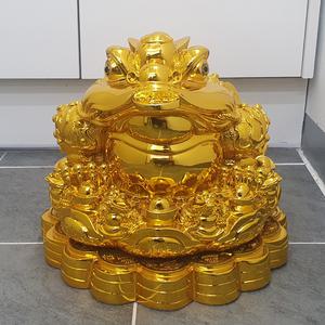 초대형 황금삼족두꺼비 풍수인테리어소품 개업선물