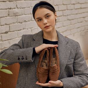 [분홍코끼리](무중력깔창) Vol.2 안신은줄 몰드창 로퍼(스웨이드)