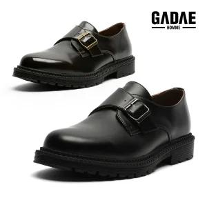 [가데]신발 빅사이즈 수제화 남성구두 캐주얼화 남자로퍼 싱글몽크 키높이 GDH530