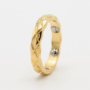 남자 여성 게르마늄 반지 한국호수 RGMN05 퀼팅