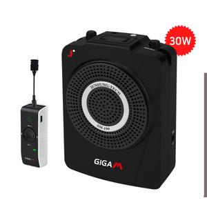 준성기가폰 기가엠SM-100 30W 강의용휴대용무선마이크강의용마이크 메가폰 강의용무선프스피커