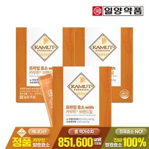 일양약품 프라임 효소 카무트 브랜드밀 30포 3박스 / 고구마맛 카뮤트 발효 분말 유산균 비타민C