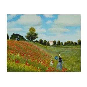 [셀러허브 패션][JHQRN479_4B]DIY명화그리기 페인팅 양귀비밭40X50