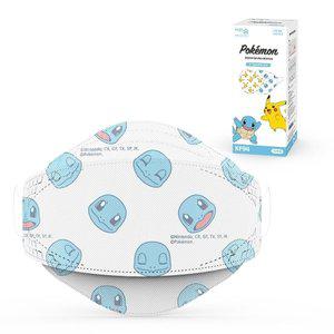 [기타]개별포장 국산 KF94 포켓몬 피카츄 꼬부기 초소형(소소형) 황사 마스크 30매