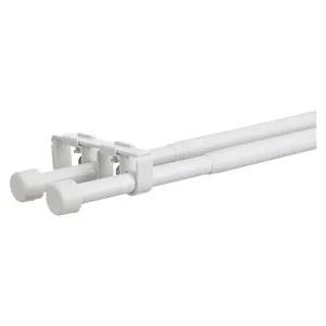 [롯데백화점]이케아 이케아 BEKRAFTA 베크레프타 이중 커튼봉 세트 120-210cm / 19mm