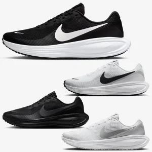 나이키 레볼루션 8 블랙 화이트 남성 여성 런닝화