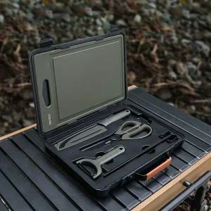 캠핑 식기세트 바비큐 도구 도마 가위 칼 피크닉 야외