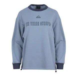 아디다스 여성 WORD 오버사이즈 스웨트 티셔츠 IM8755