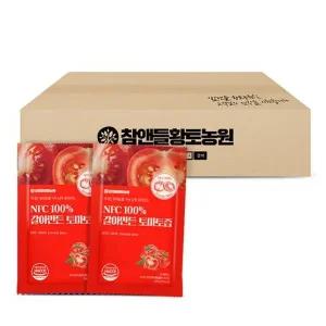 참앤들황토농원 NFC 100갈아만든 토마토즙 100포(실속포장)
