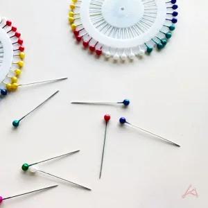 시침핀 바느질 재단 진주 120개입 시침핀 바느질 생활용품 잡화 주방용품 생필품 주방잡화