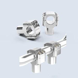 1.0/1.25인치 클램핑 면적(크롬)의 할리 데이비슨 소프트테일 다이나 로드 킹 FLS FXD FLHR을 위한 PWOER JAMES 2.0 키 큰 크롬 핸들바 라이저 상승 피팅