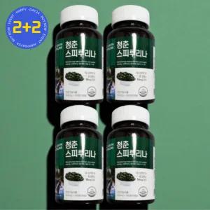 닥터포이 청춘 스피루리나 요산 엽록소 영양제 180정 4개