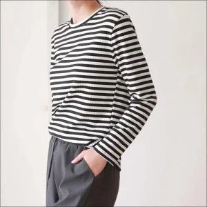 [라일리여성의류] Rly 얇은기모 티셔츠 단가라티 5색 포근한 긴팔 여자