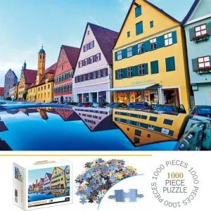 게임가족 교육 개 퍼즐 바닥 직소 홈 재미있는 장식성인 로텐부르크