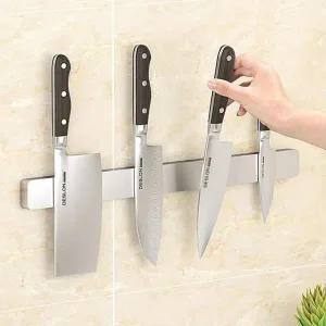 조리도구 자석 거치대 스텐 칼꽂이 30cm 주방 정리용품 칼걸이