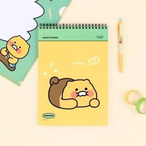 [셀러에이드]노트 B5 카카오 춘식이 상철 상단 트윈링 캐릭터 A4노트 설교노트