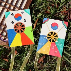 10인용 시니어 겨울활동 미니 연만들기 전통 방패연 꾸미기 창체 체험수업 학습교재