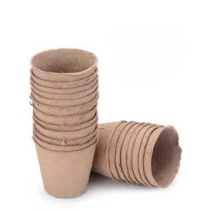 대용량 종이 모종 펄프 원형 삽목 비닐 일회용 화분