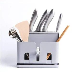 주방칼꽂이 싱크대 칼보관함 그레이