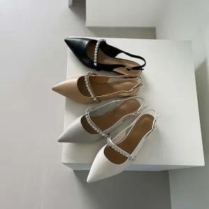 인기상품 여성 큐빅스트랩 슬링백힐 드레스 오피스 하이힐 구두 [WFJIV0A_251115]