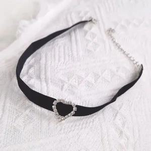 [콩심팥심]축제 초커목걸이 초커 큐빅목걸이 할로윈 하트