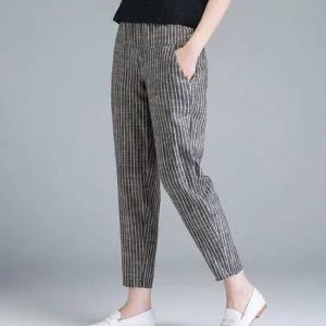 [하프클럽/셀러허브_여성트랜드패션]Rly 패션바지 스트라이프 9부팬츠 팬츠