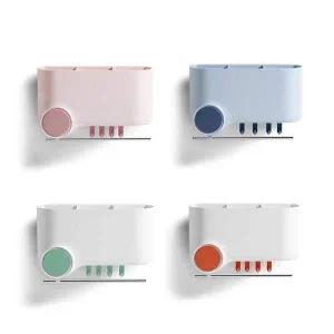 [콩심팥심]주방 벽걸이 식기홀더 수저 칼 가위 행주 수납홀더