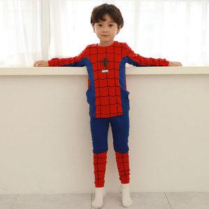 아동 유아 귀여운 정품 봄 가을 내복 상하복 스파이더맨 실내복