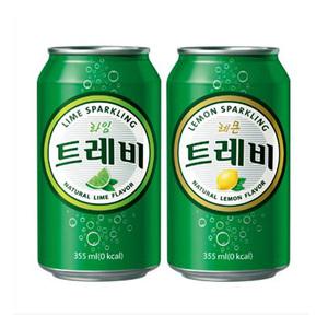 롯데 트레비 레몬 라임 355ml X 24캔