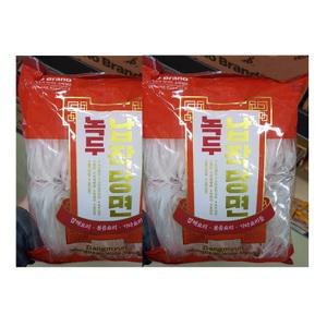 노브랜드 녹두납작당면 300g x 2팩 넙적당면 찜닭 식재료 중화요리