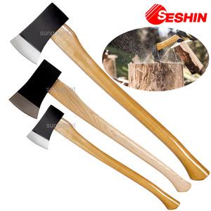 seshin 대형 도끼/벌목용 장작패기 (전장 600/700/800mm) 히코리나무원목 손잡이 장작도끼