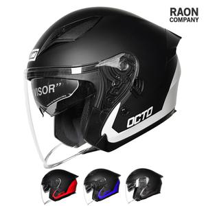 옥토 부스터 가벼운 오픈페이스 오토바이헬멧 이너선바이저 바이크 스쿠터 헬멧 OCTO
