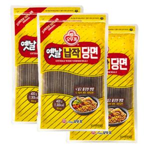오뚜기 옛날 납작당면 400g 3개