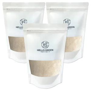 헬로우그린 국내산 볶은 쥐눈이콩 분말 400gX3(팩) 총1.2kg 콩가루