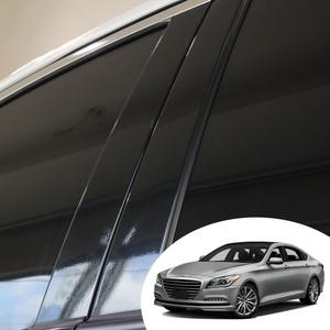 제네시스DH B/C 필러 포스트 기둥 몰딩 PPF 기스 스크래치 방지 3M 원단 자동차 투명 보호필름