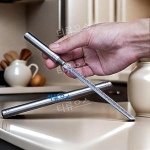 1+1야외용 다기능 고탄소강 나이프 스틱 휴대용 캠핑 소형칼 접이식 캠핑용 가정용 티류으스