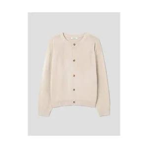 에잇세컨즈가디건 남성 라운드넥 카디건 캐주얼 아이보리 간절기 자켓 RB293